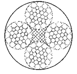 四股鋼絲繩4×31WS+FC