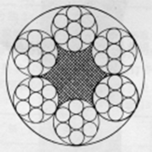 石油用鋼絲繩6×7+FC