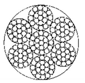 點接觸鋼絲繩6×19+IWS