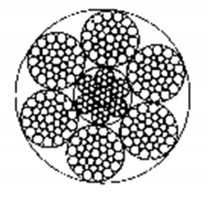 粗直徑鋼絲繩6×36WS+IWRC