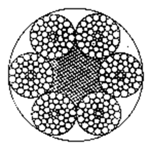 粗直徑鋼絲繩6×49SWS+FC