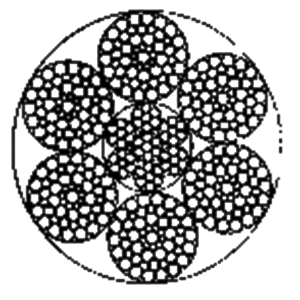 粗直徑鋼絲繩6×55SWS+IWRC