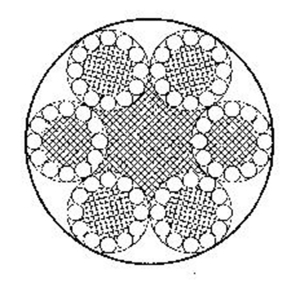 漁業用鋼絲繩6×12+7FC
