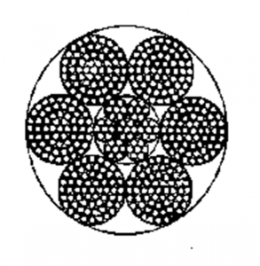 粗直徑鋼絲繩6×61+IWRC