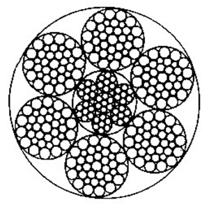線接觸鋼絲繩6×36WS+IWRC