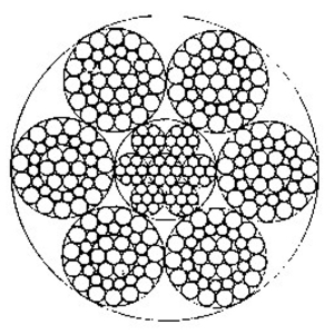 線接觸鋼絲繩6×37S+IWRC