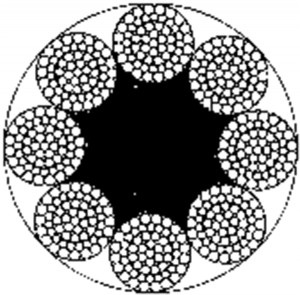 粗直徑鋼絲繩 8×65FNS+FC