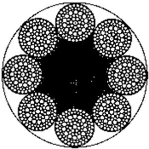 粗直徑鋼絲繩 8×103FSNS+FC
