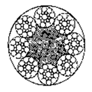 電梯用鋼絲繩8×19S+FC